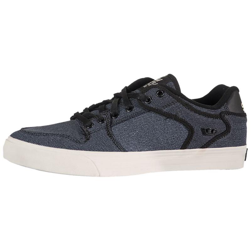 Supra VAIDER LOW Sneaker Low Damen Schwarz Weiß Lagerverkauf ILXZW8594